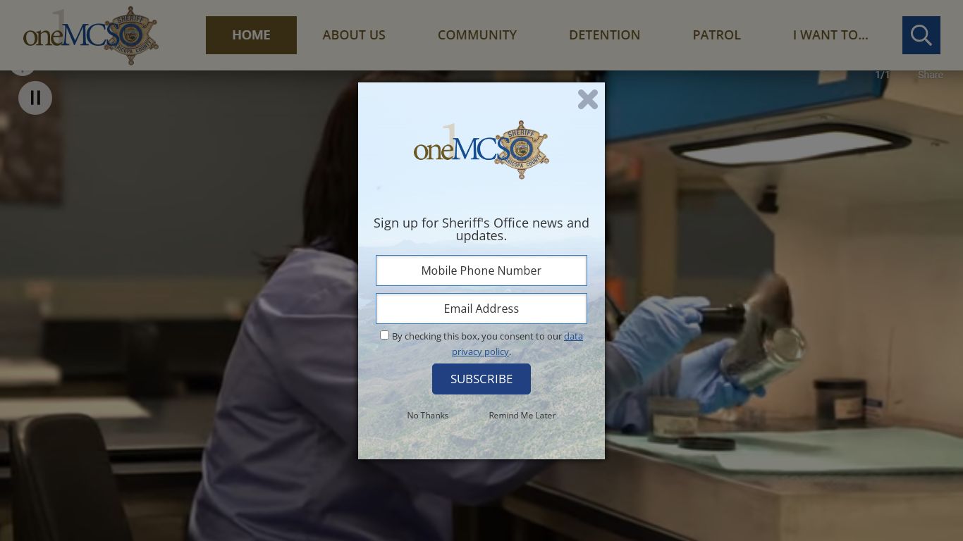 Maricopa County Sheriff's Office | Home